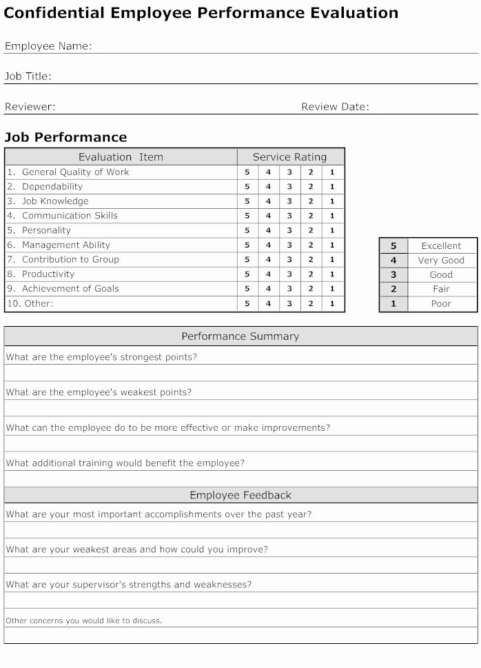 Employee Evaluation form Template Inspirational 1000 Images About Hr Stuff On Pinterest