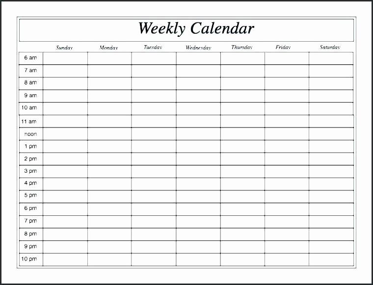 Employee Hourly Schedule Template Best Of Weekly Daily Schedule Template Weekly Schedule Template