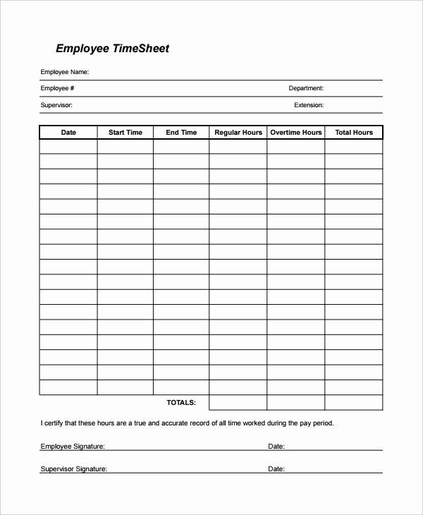Employee Hourly Schedule Template New 11 Time Log Templates Pdf Word Excel
