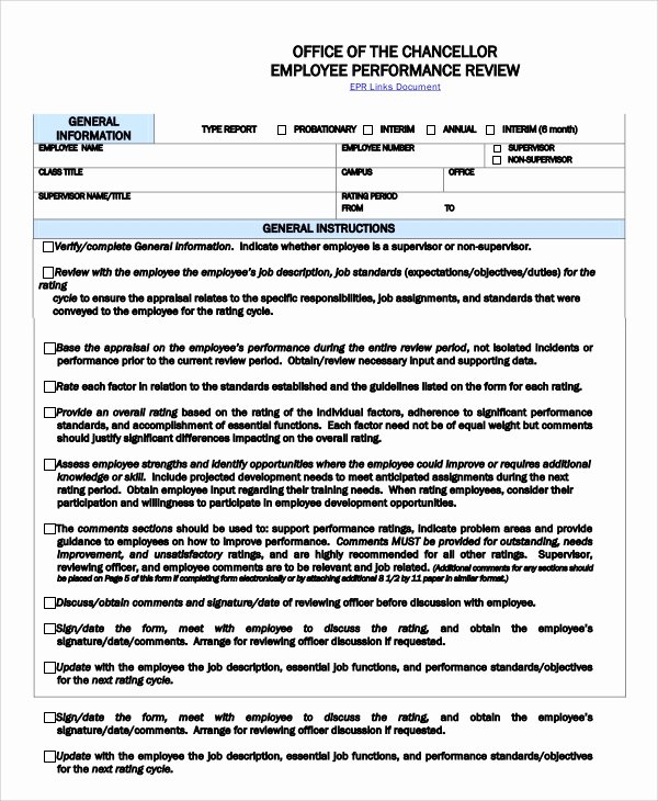 Employee Performance Review Template Pdf Elegant 8 Sample Employee Performance Reviews