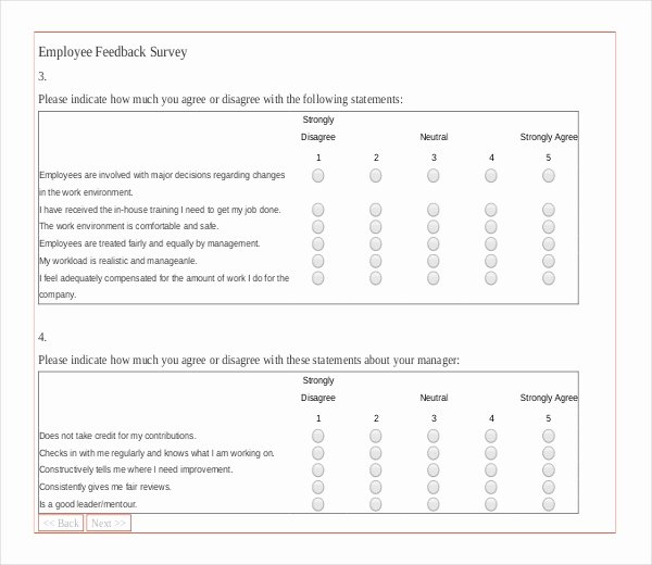 Employee Satisfaction Survey Template Inspirational 19 Employee Survey Templates &amp; Samples Doc Pdf