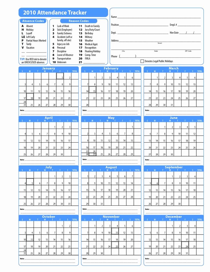 Employee Schedule Template Free Best Of 2015 Free attendance Calendars Printable Employee