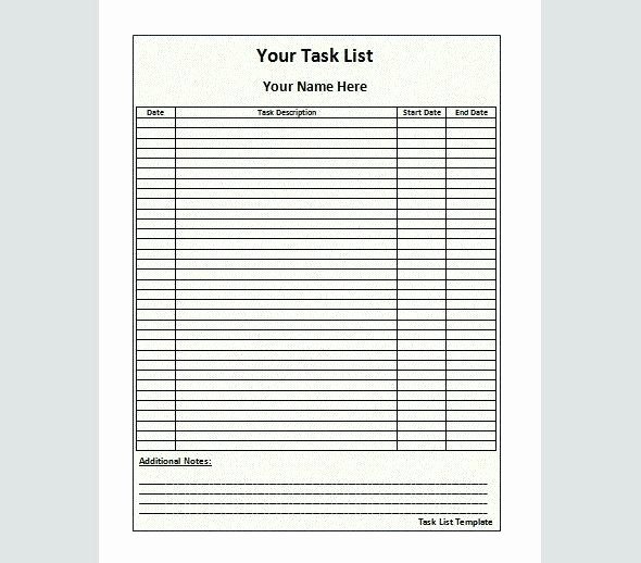 Employee Task List Template Fresh Employee Task List Template – Bestuniversitiesfo