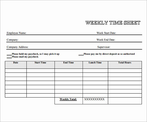 Employee Time Card Template Unique 13 Employee Timesheet Samples