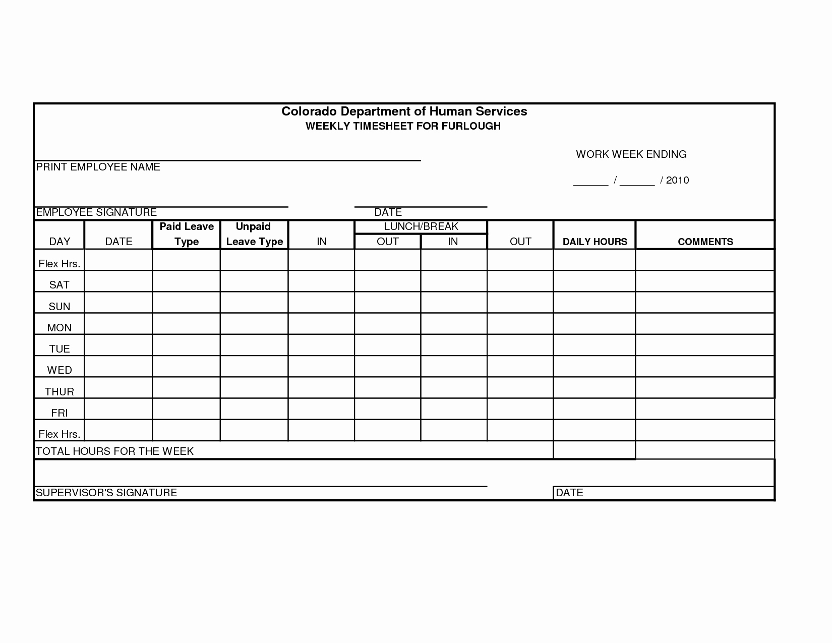 Employee Time Cards Template New Free Printable Time Sheets forms