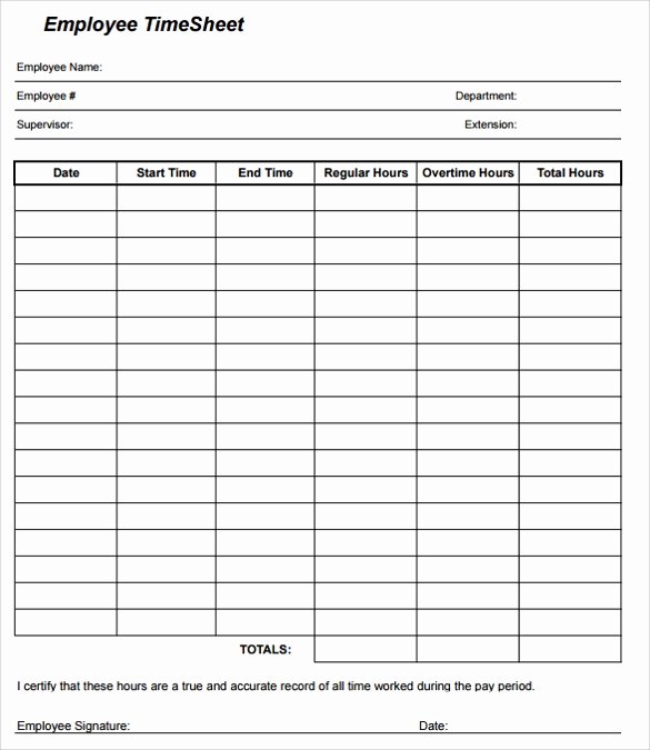 Employee Time Tracking Template Lovely 11 Time Log Templates – Pdf Word
