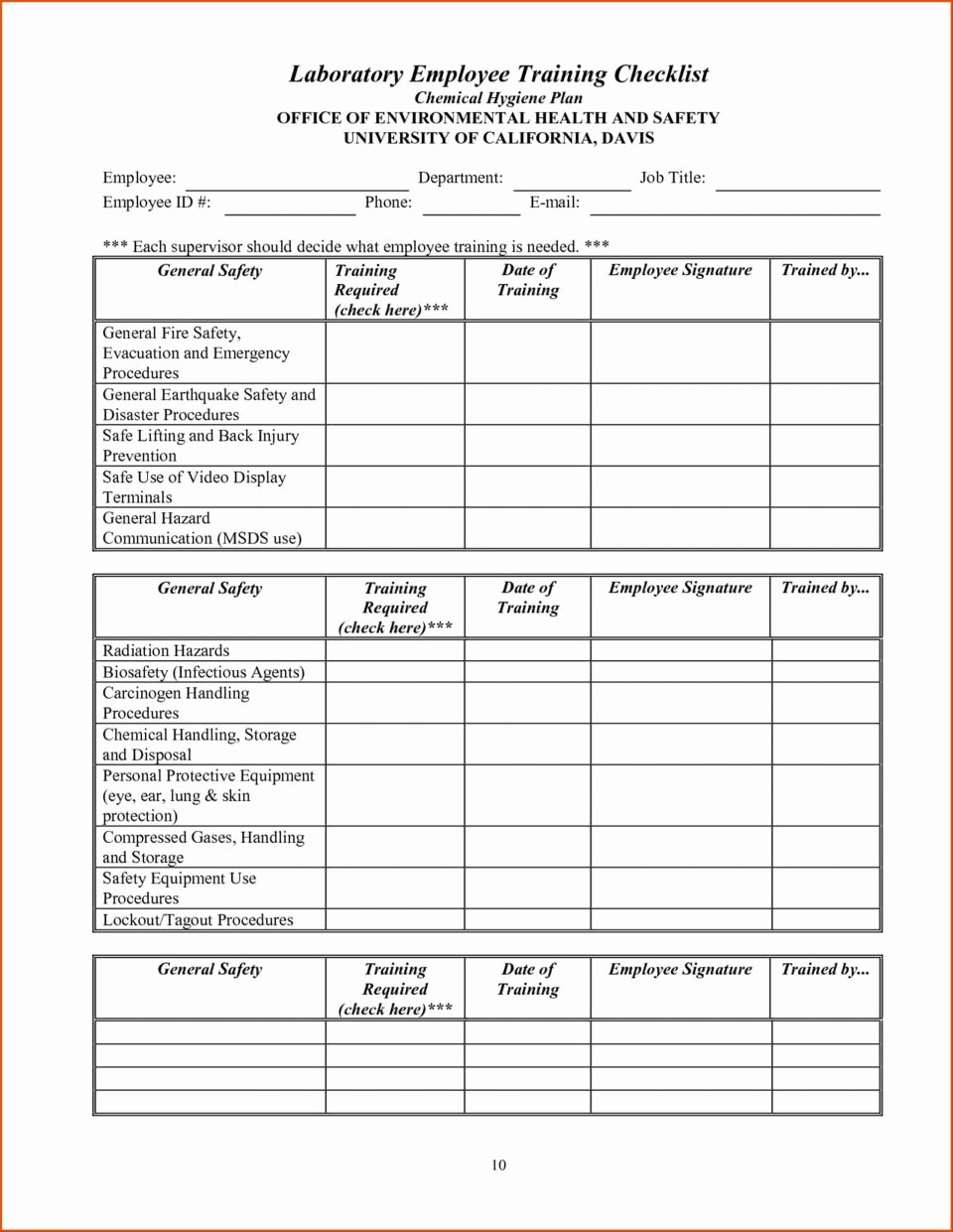 checklists new employee training plan property management a