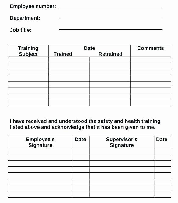 Employee Training Record Template Excel New Weight Training Log Excel Employee Template and