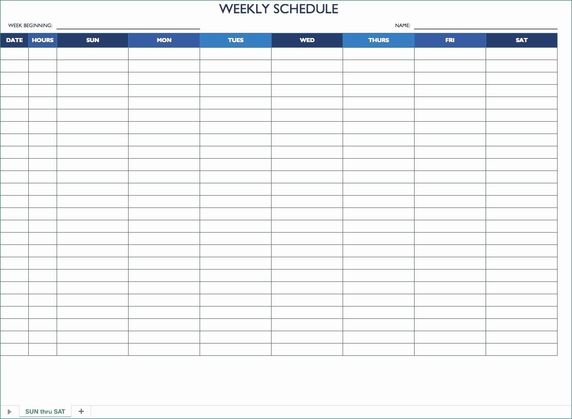 Employee Weekly Work Schedule Template Awesome Work Schedule Templates Free Qualified Work Schedule