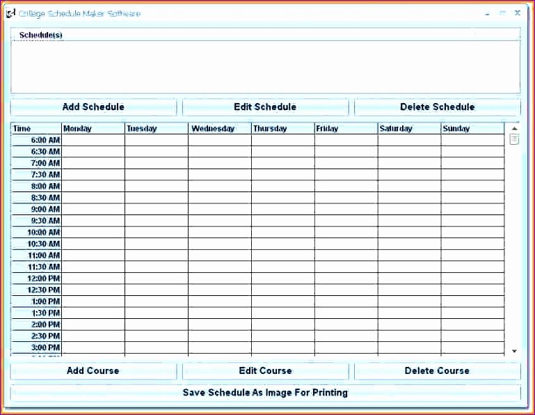 Employees Schedule Template Free Inspirational 6 Microsoft Excel Employee Schedule Template