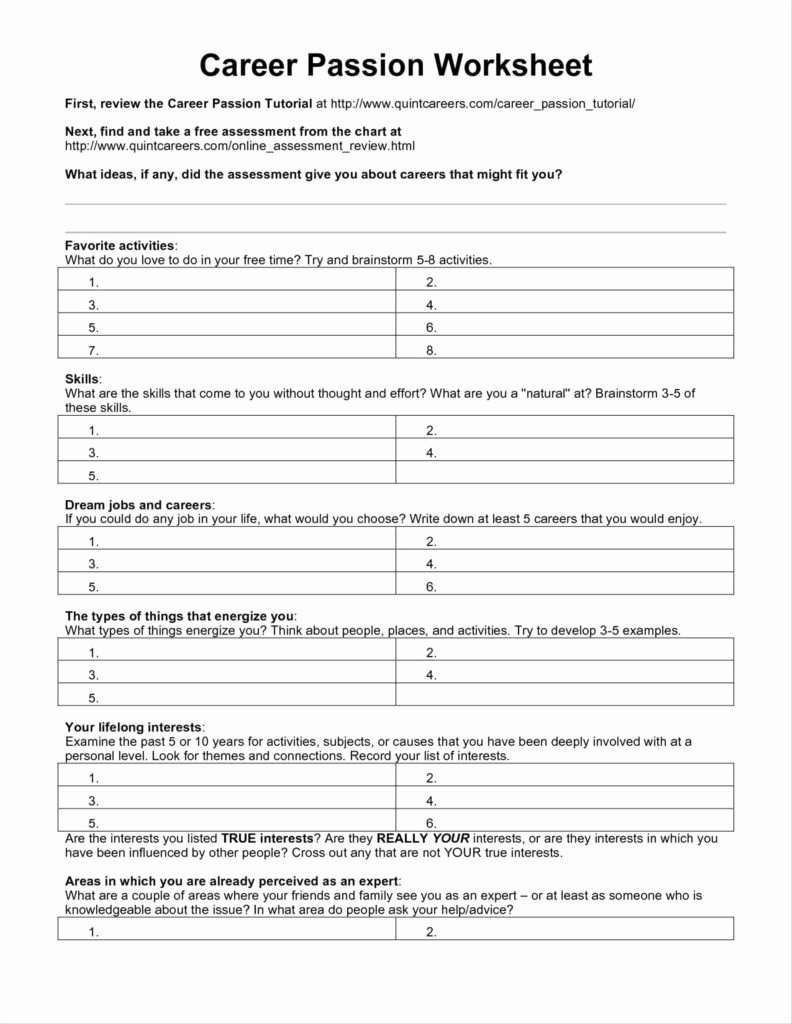 Employment Skills assessment Template New Free Life Skills Worksheets and Professional Resumes Job