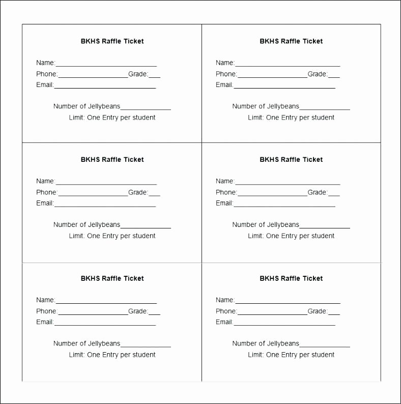 Entry form Template Word Inspirational Raffle Entry form Template Free Printable Contest Entry