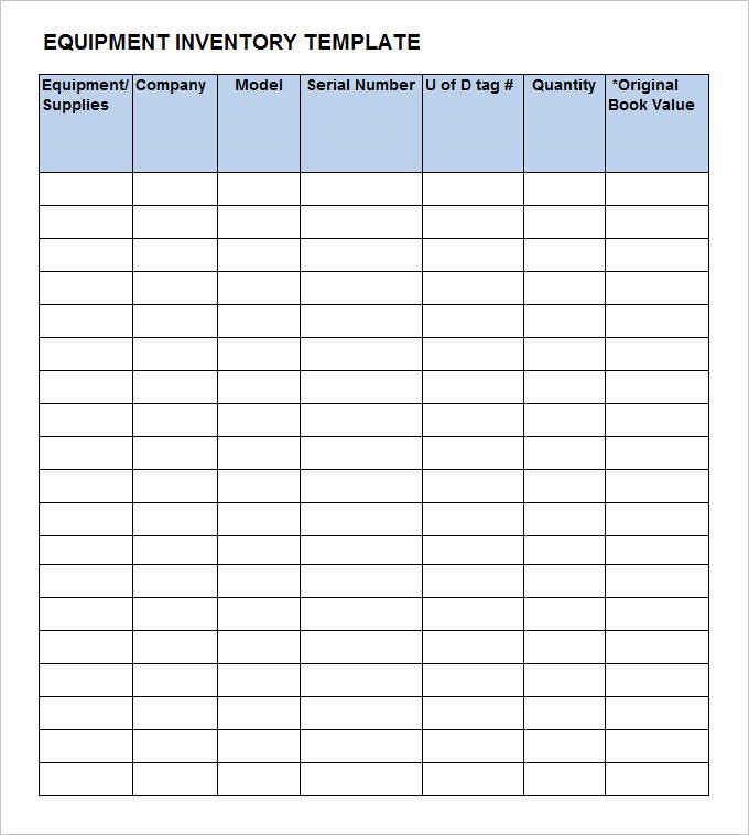 Equipment Checkout form Template Best Of Equipment Inventory Template 14 Free Word Excel Pdf