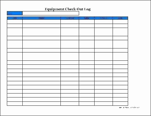 Equipment Checkout form Template Elegant Key Sign Out Sheet Template – Tangledbeard