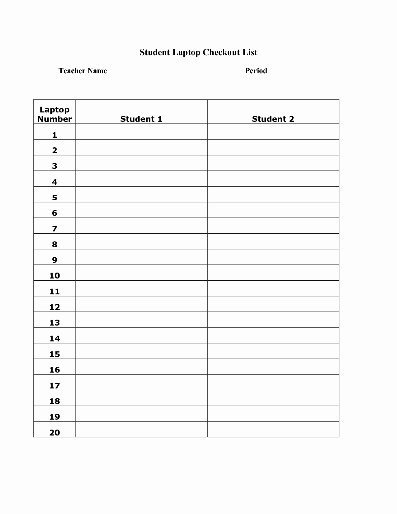 Equipment Checkout form Template Lovely Best S Of Book Check Out Sheet Template Classroom