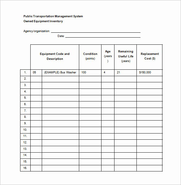 Equipment Preventive Maintenance Checklist Template Inspirational Maintenance Schedule Template 21 Free Sample Example