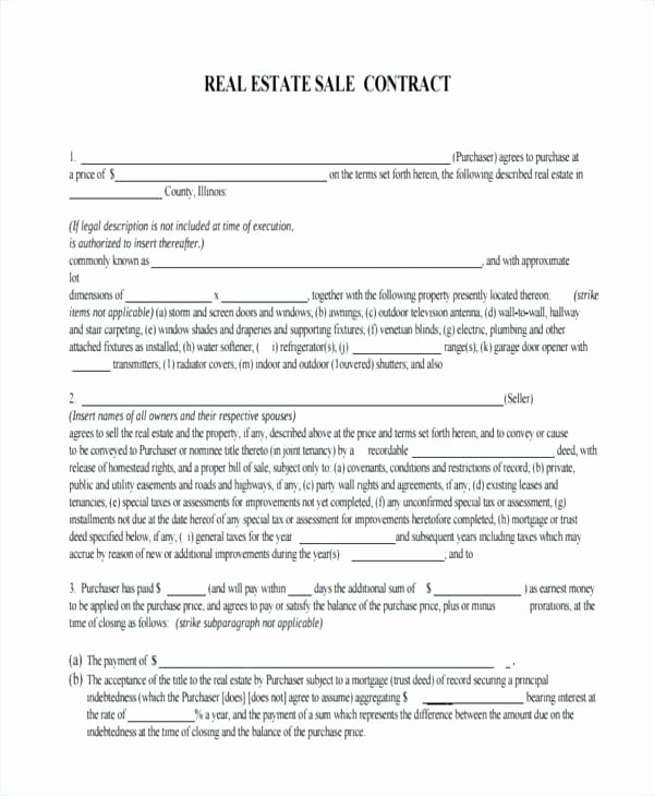 Estate Sale Contract Template Elegant House Deed form Sale Template Namibia forms In