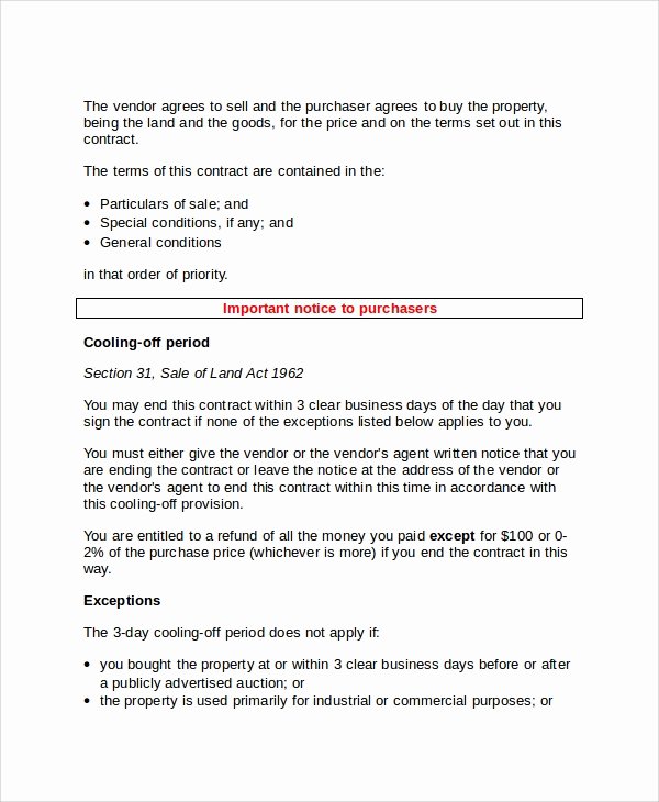Estate Sale Contract Template Luxury Sample Sales Contract 9 Documents In Pdf Word