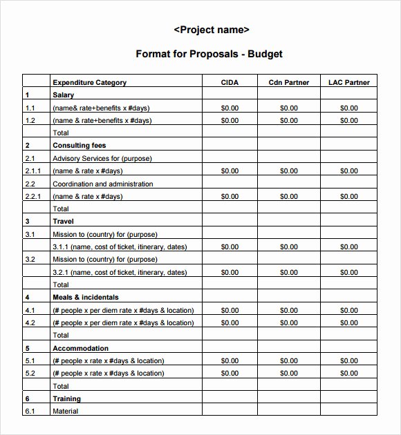 Event Budget Proposal Template Lovely 7 Bud Proposal Templates – Free Samples Examples