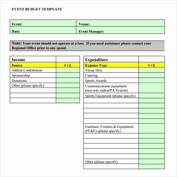 Event Budget Proposal Template Lovely 9 event Bud Samples