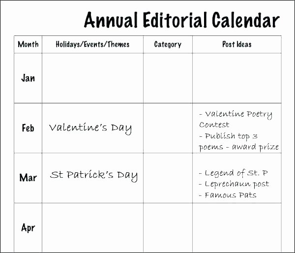 Event Calendar Template for Website Luxury Yearly event Calendar Template event Calendar Template In