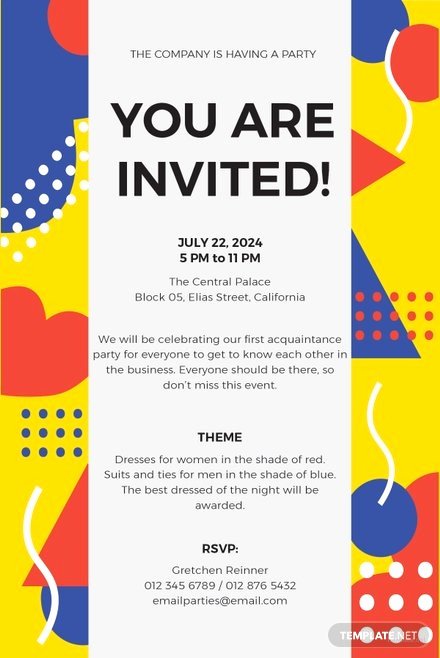 Event Invitation Email Template Beautiful Free Garden Party Invitation Template In Microsoft Word
