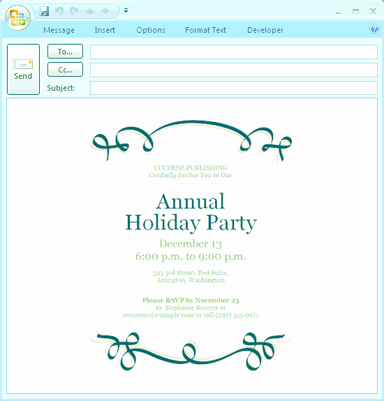 Event Invitation Email Template Fresh Download Free Printable Invitations Of E Mail Message