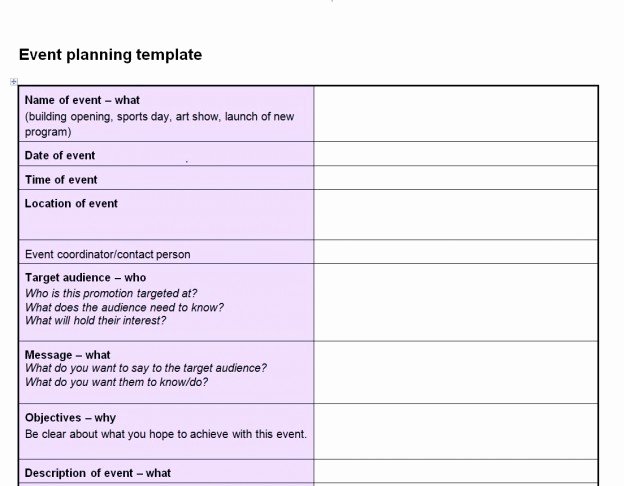 Event Planner Website Template Best Of event Planning Checklist Template