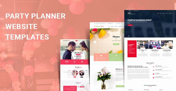 Event Planner Website Template Inspirational Party Planner Wordpress themes for events and Party