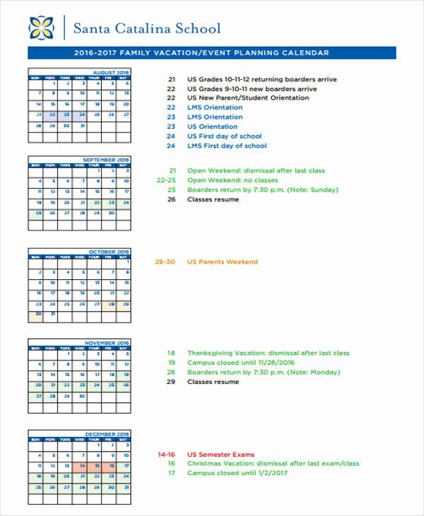 Event Planning Calendar Template Best Of 9 event Calendar Samples &amp; Templates