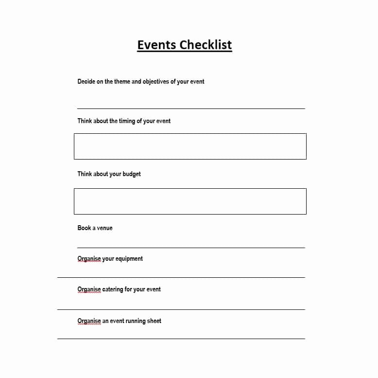 Event Planning Checklist Template Inspirational 50 Professional event Planning Checklist Templates