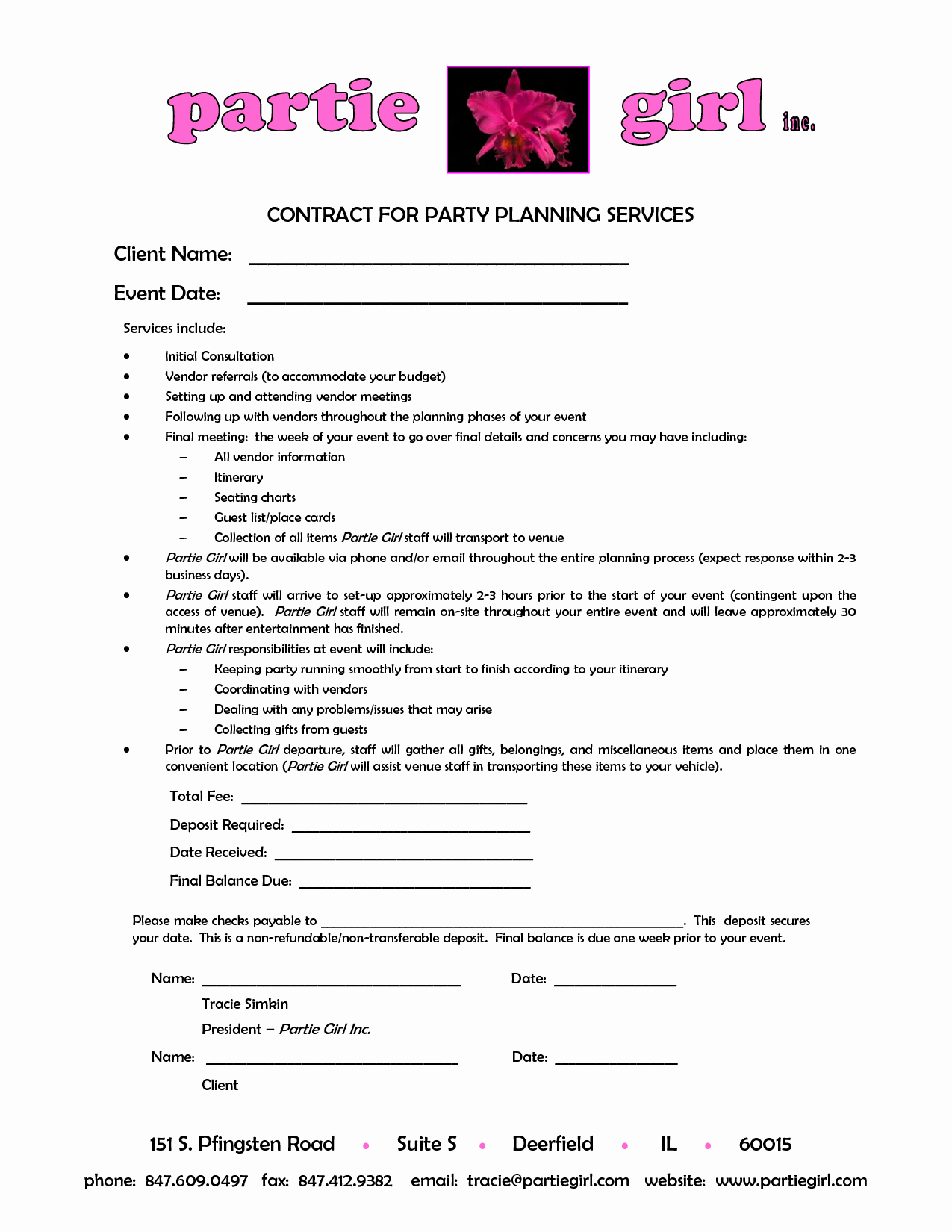Event Planning Contract Template Beautiful 10 event Planner Contract Template Ideas Sample event