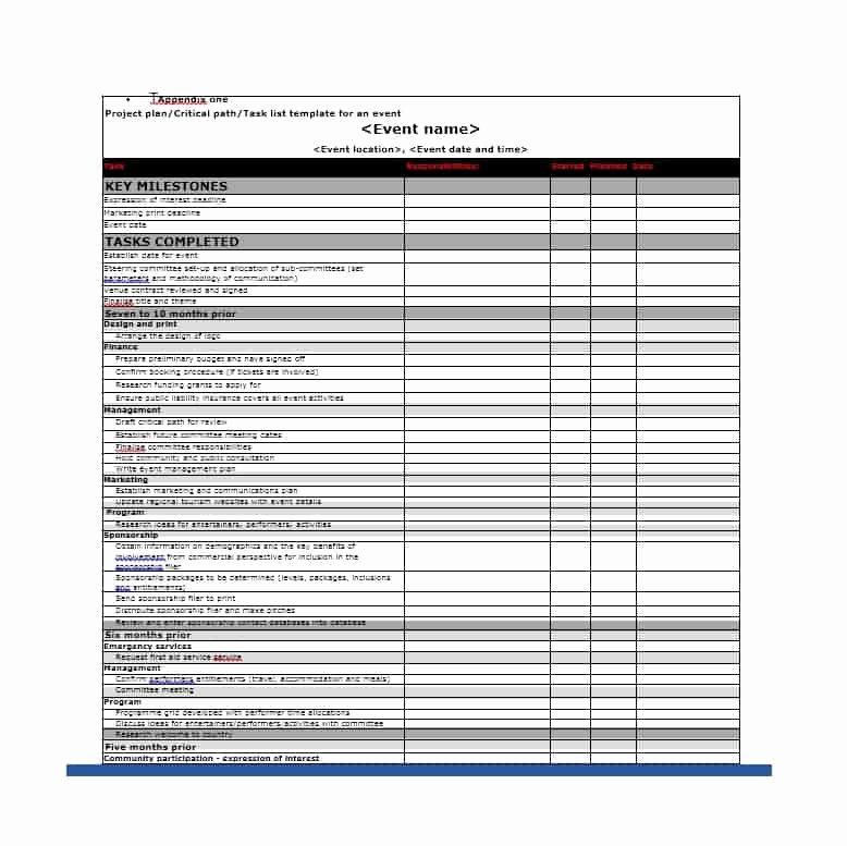 Event Planning Document Template Unique 50 Professional event Planning Checklist Templates