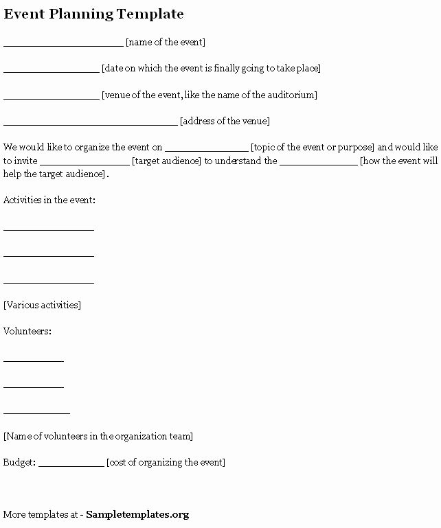 Event Planning form Template Best Of event Planning Contract Templates Free