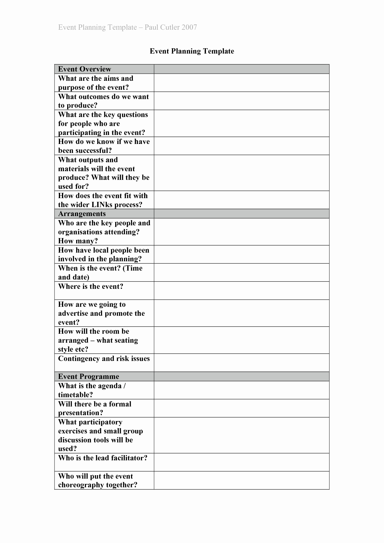 Event Planning form Template New event Planning forms Templates 8 Invest Wight
