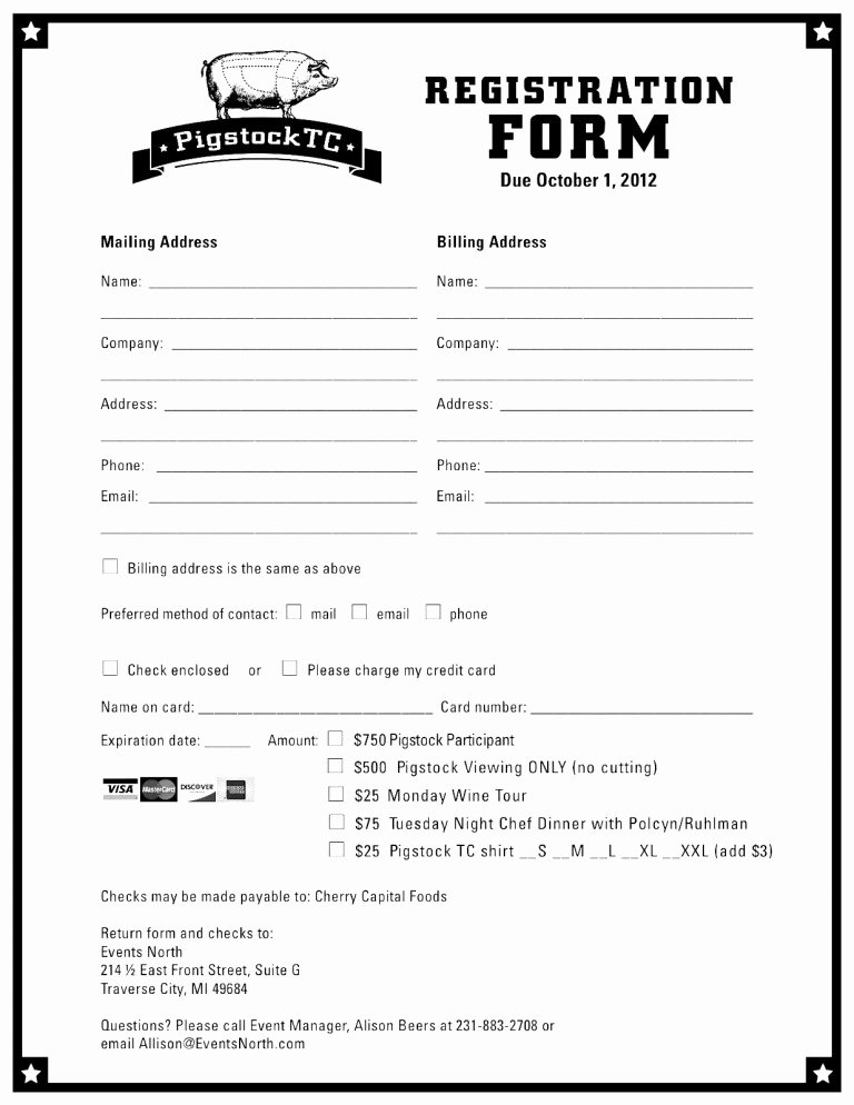 Event Registration form Template Best Of Registration form Template