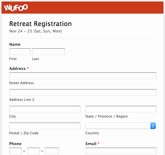 Event Registration form Template Elegant top 5 event Registration form Templates