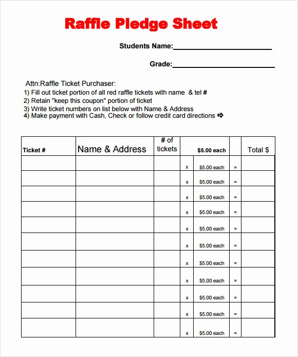 Event Ticket Template Word Inspirational 12 Sample Raffle Sheet Templates – Pdf Word Excel