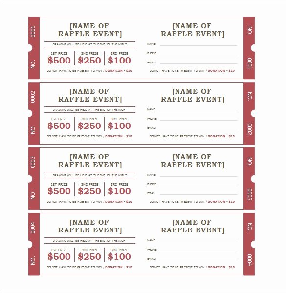 Event Ticket Template Word Inspirational Microsoft Ticket Templates event Ticket Template