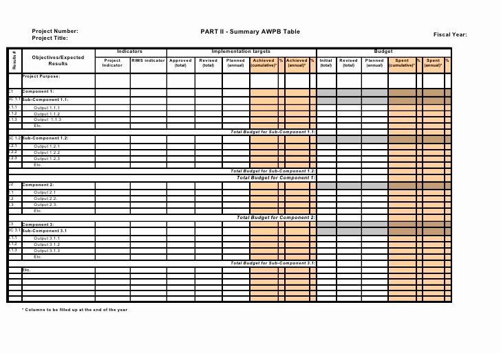 Excel Annual Budget Template Beautiful Annual Workplan &amp; Bud 2010 Part 2 Excel Templates Revised