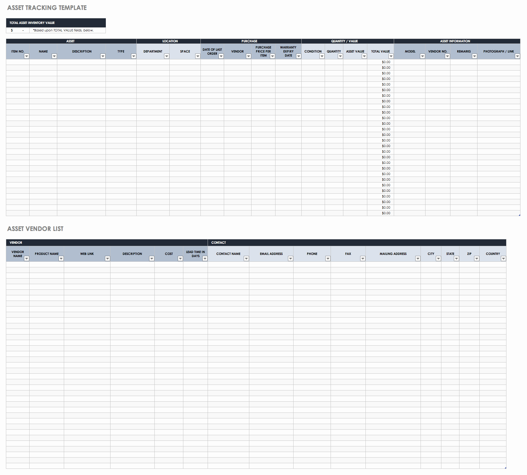 Excel asset Tracking Template Lovely Free Excel Inventory Templates