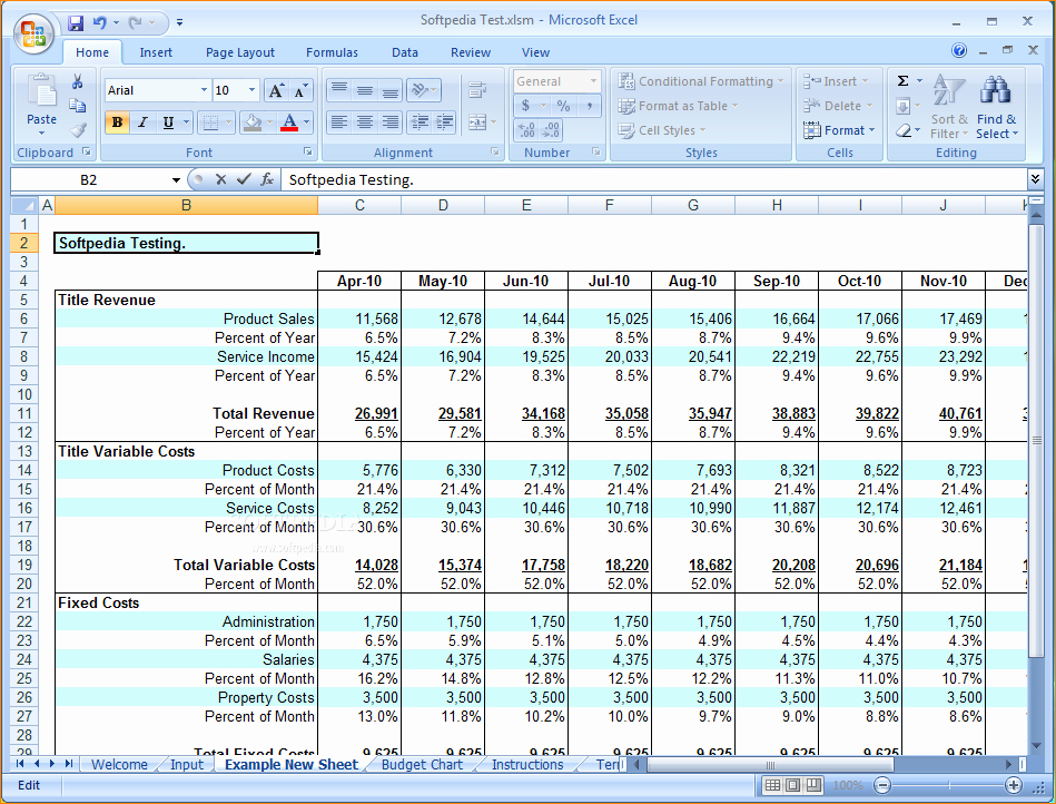 Excel Business Budget Template New Excel Business Bud thevillas