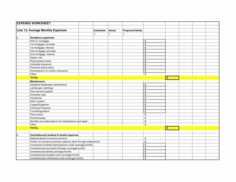 Excel Business Expense Template Elegant Expenses Spreadsheet Excel Monthly Maggi Locustdesign Co