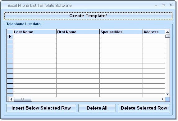 Excel Contact List Template New Screenshot Review Downloads Of Ware Excel Phone