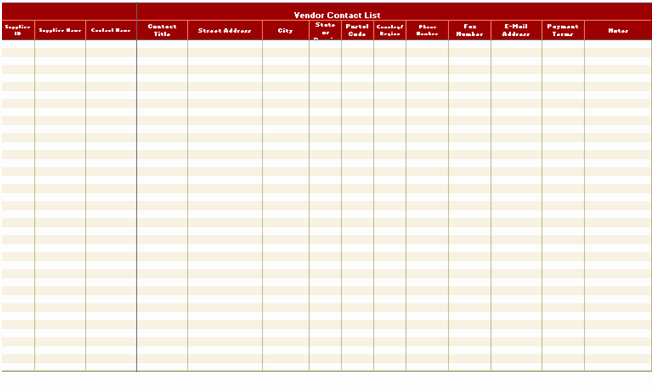 Excel Contact List Template Unique Free Contact List Template Excel Xls Free Excel