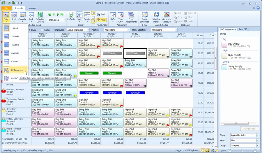 Excel Employee Shift Schedule Template Luxury Weekly Employee Shift Schedule Template Excel