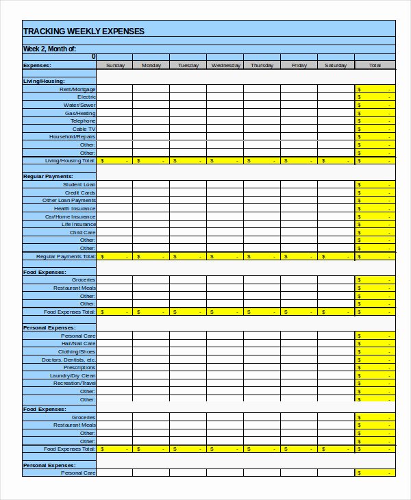Excel Expense Report Template Free Inspirational Expense Report Template 17 Free Sample Example format