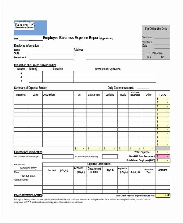 Excel Expense Report Template Fresh Excel Report Template 5 Free Excel Document Downloads