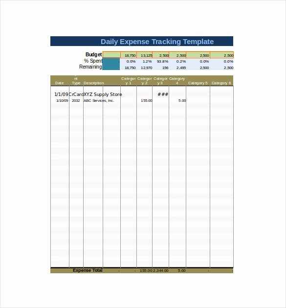 Excel Expense Tracker Template Beautiful 18 Expense Tracking Templates – Free Sample Example