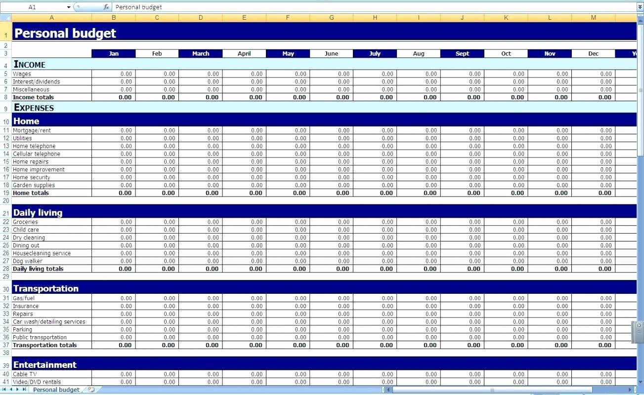 Excel Income and Expense Template Luxury Template Expenses Spreadsheet Template Excel